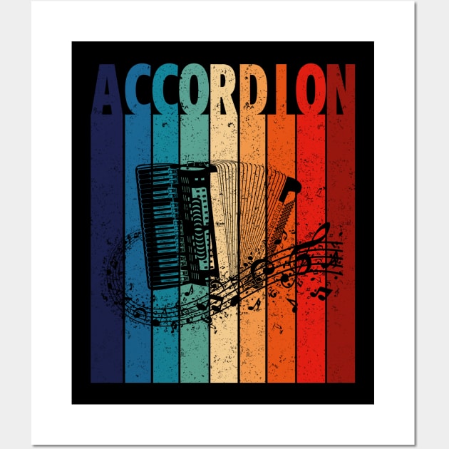 Vintage Accordion Wall Art by LotusTee